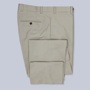 75th Anniversary Beige Cotton Chino Trousers