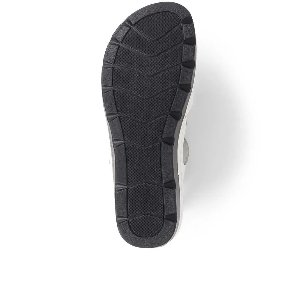 Adjustable Embellished Sandals - SERAY37007 / 323 473