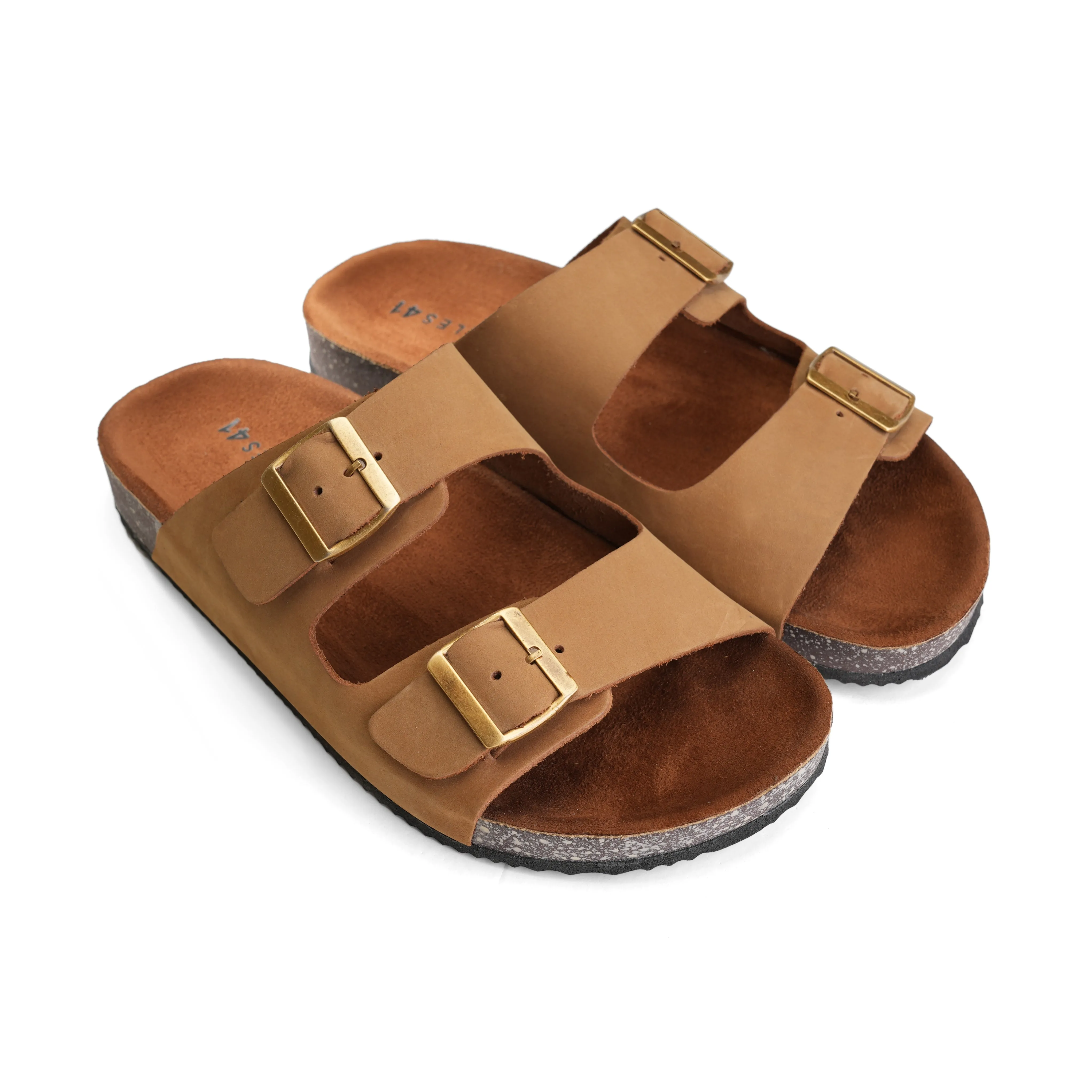Arizona Soft Footbed Double Buckle -Sandy Brown