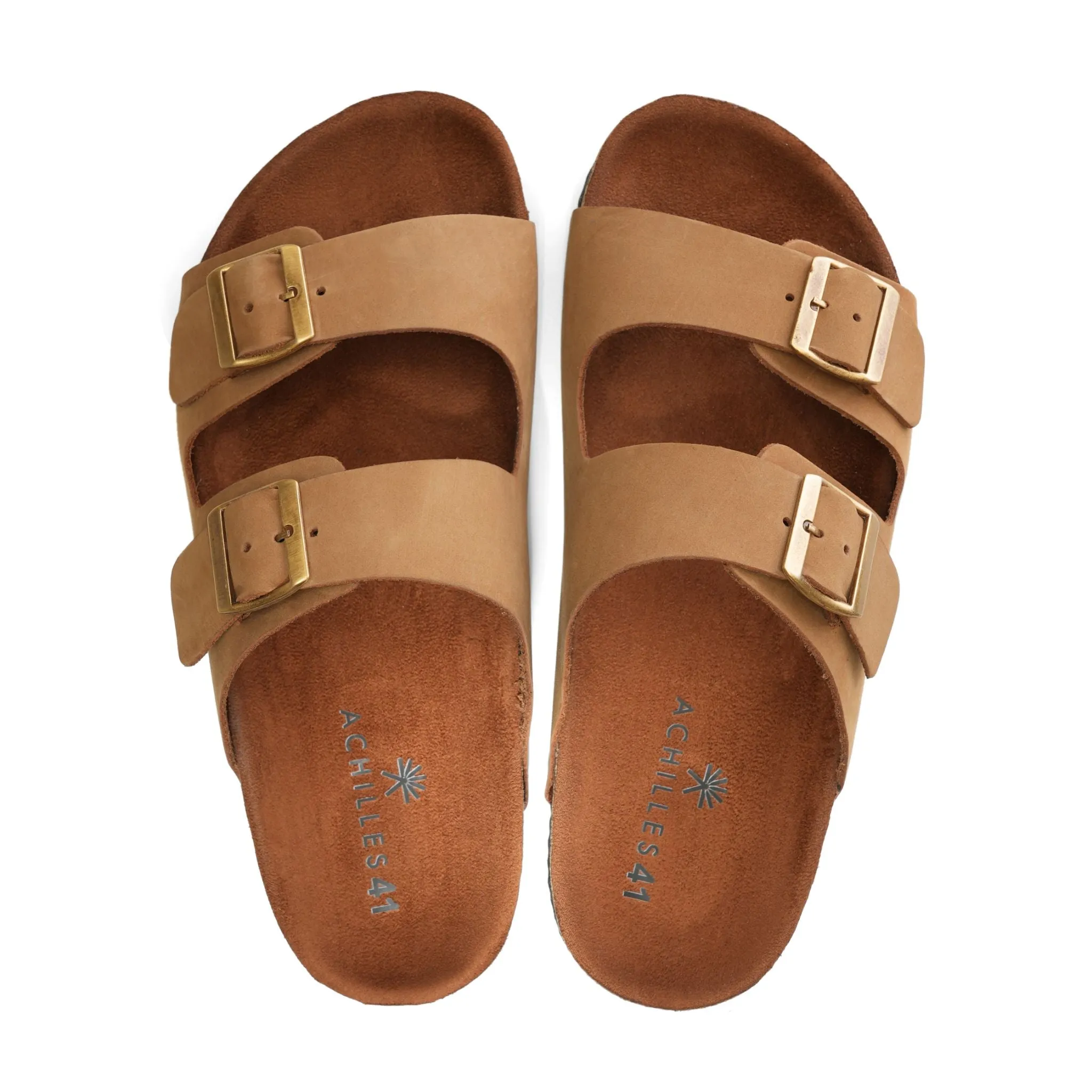 Arizona Soft Footbed Double Buckle -Sandy Brown