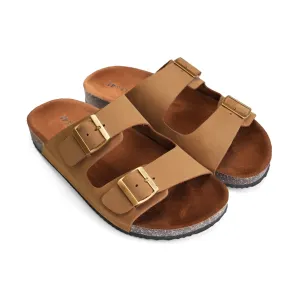 Arizona Soft Footbed Double Buckle -Sandy Brown