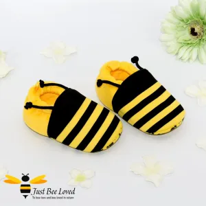 Baby Infant Bee Walker Booties - Sizes 0-18 Months