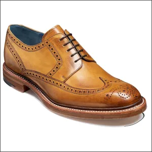 Barker Bailey Cedar Hand Painted Derby Wingtip Brogue@