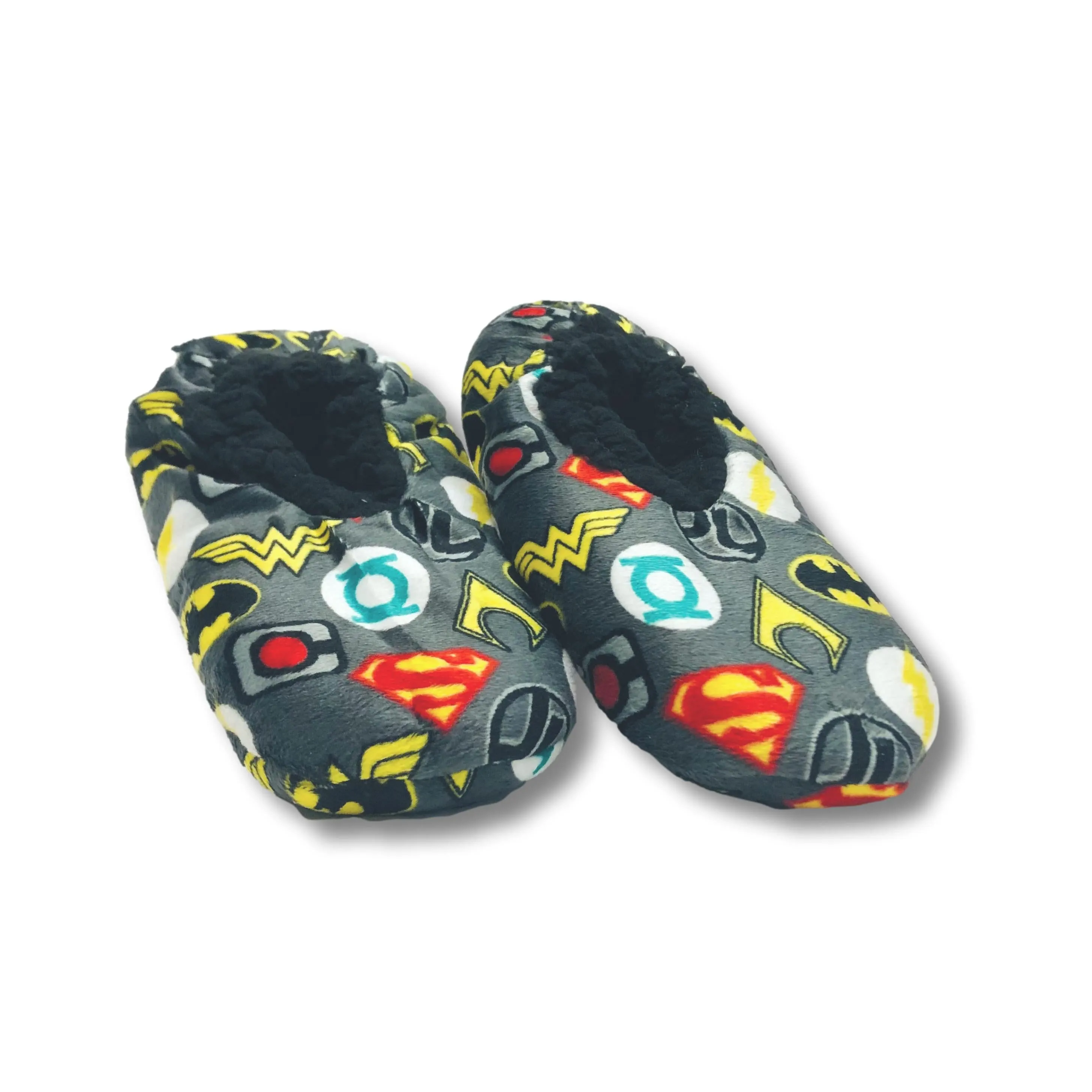 Batman Boys Slippers Fuzzy Slipper Socks for Kids
