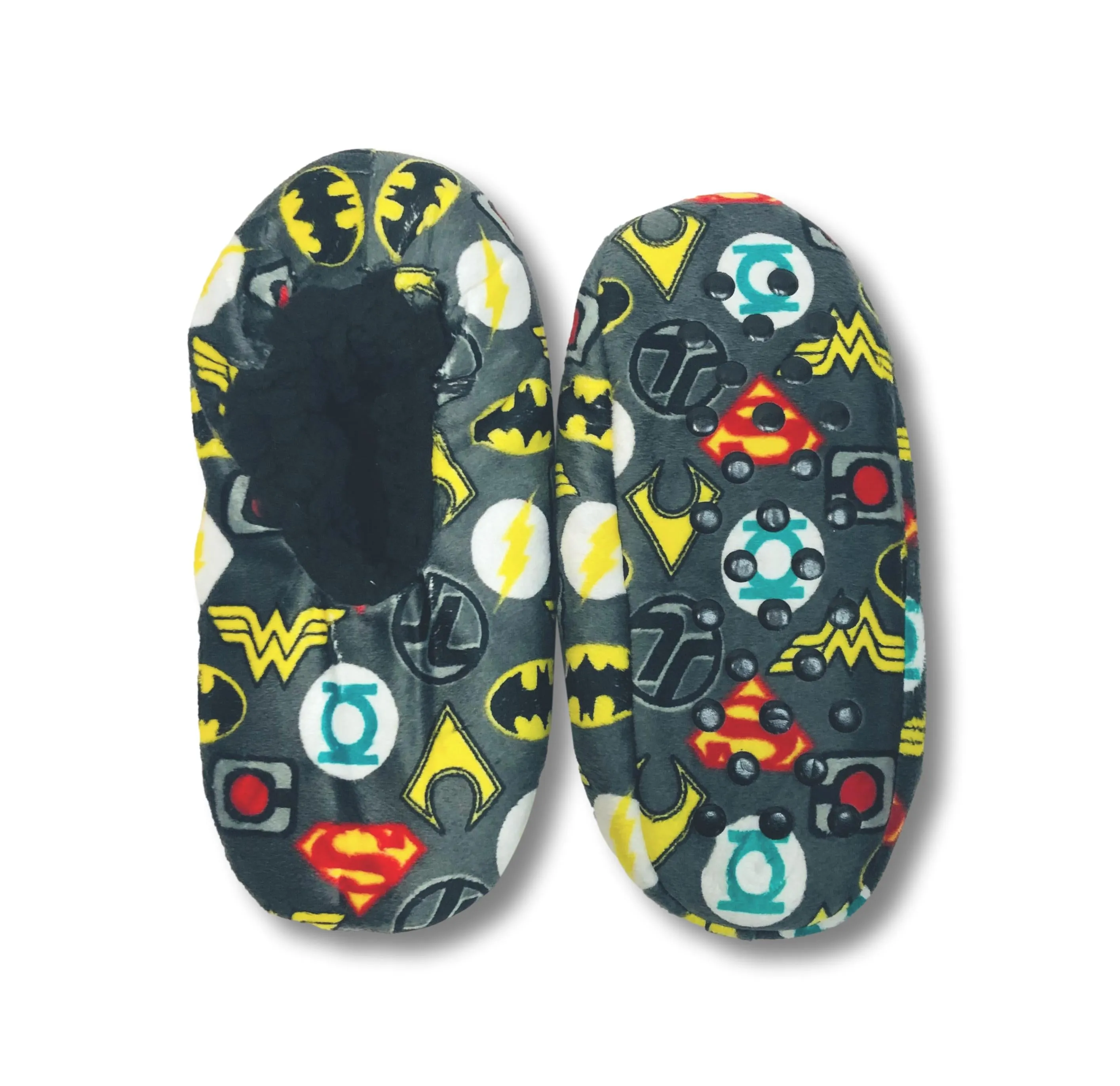 Batman Boys Slippers Fuzzy Slipper Socks for Kids