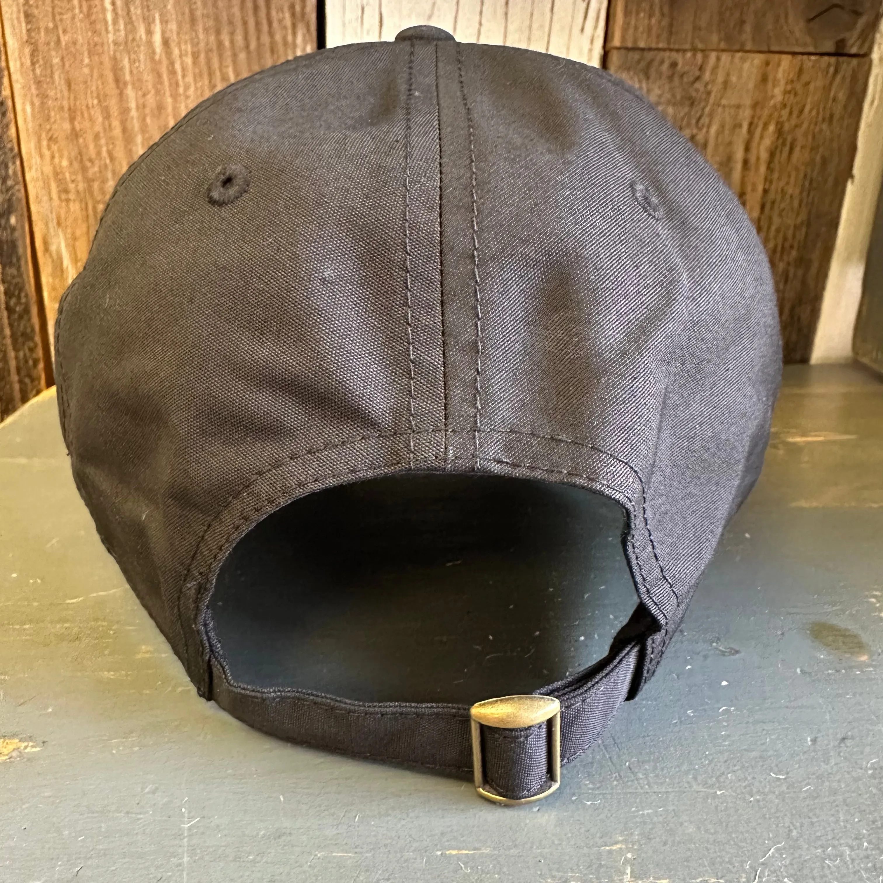 BIGFOOT ADVENTURE PATCH 6 Panel Low Profile Style Dad Hat - Black