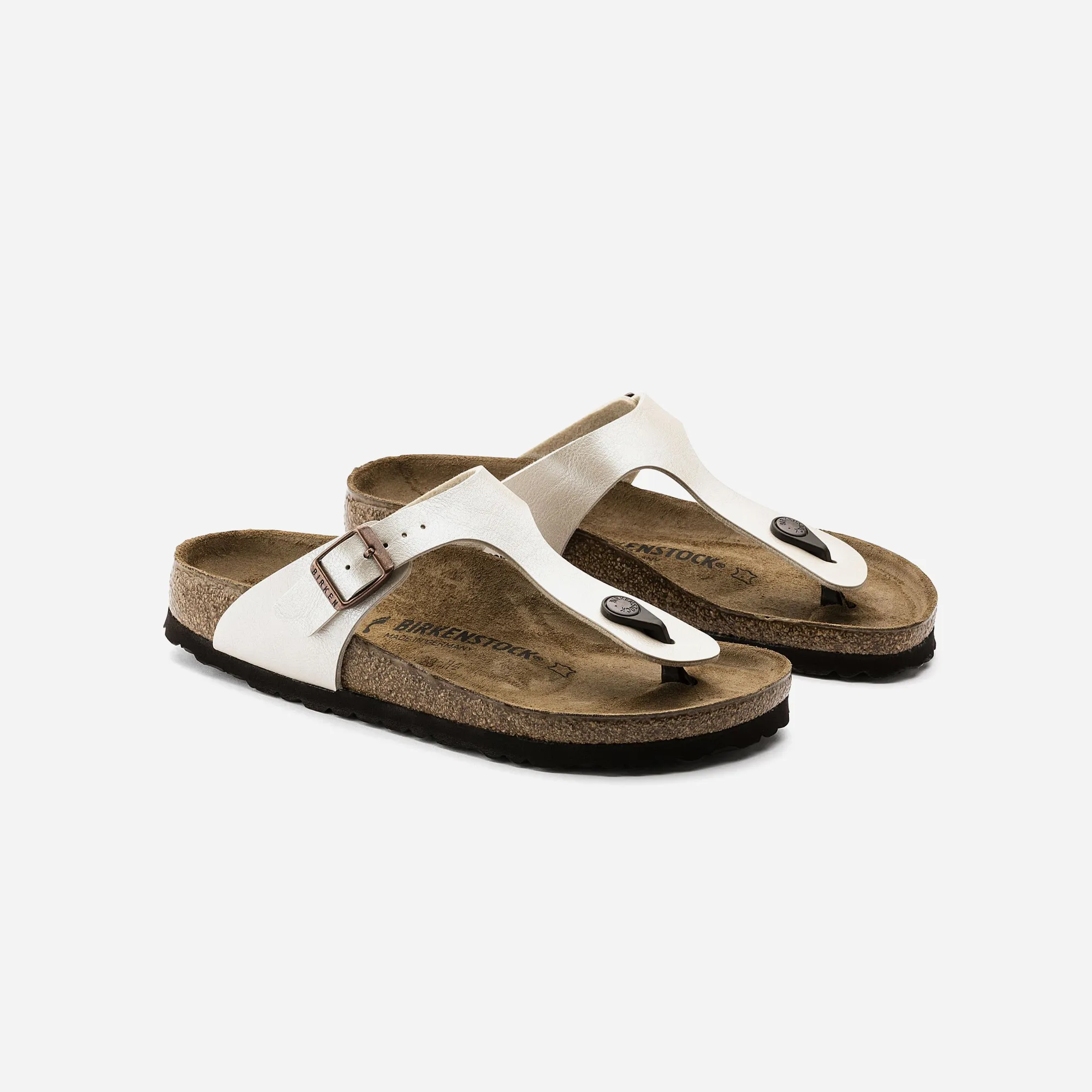 Birkenstock Gizeh BF Graceful Pearl White WMNS