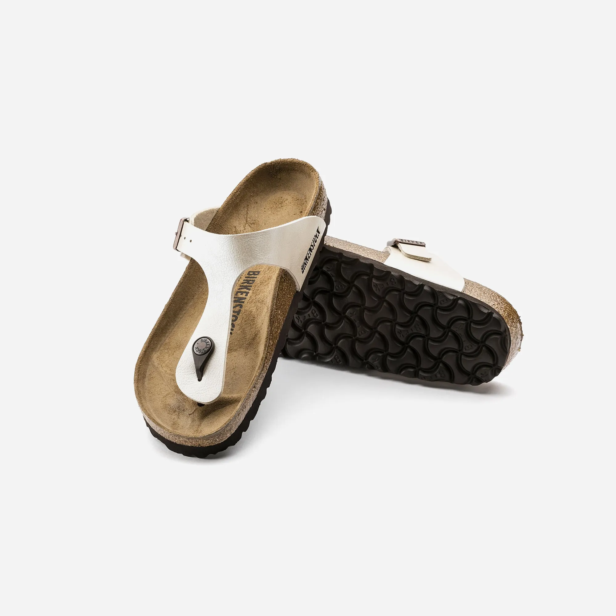Birkenstock Gizeh BF Graceful Pearl White WMNS