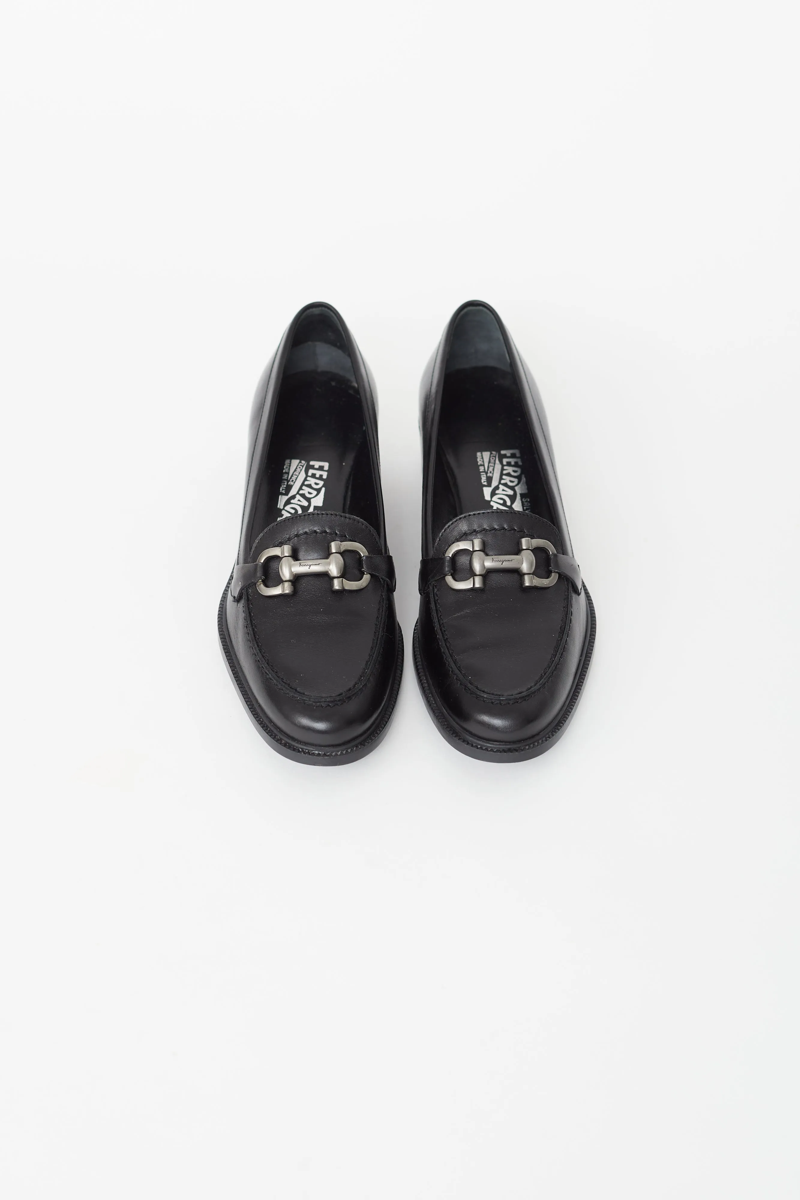Black Leather Loafer