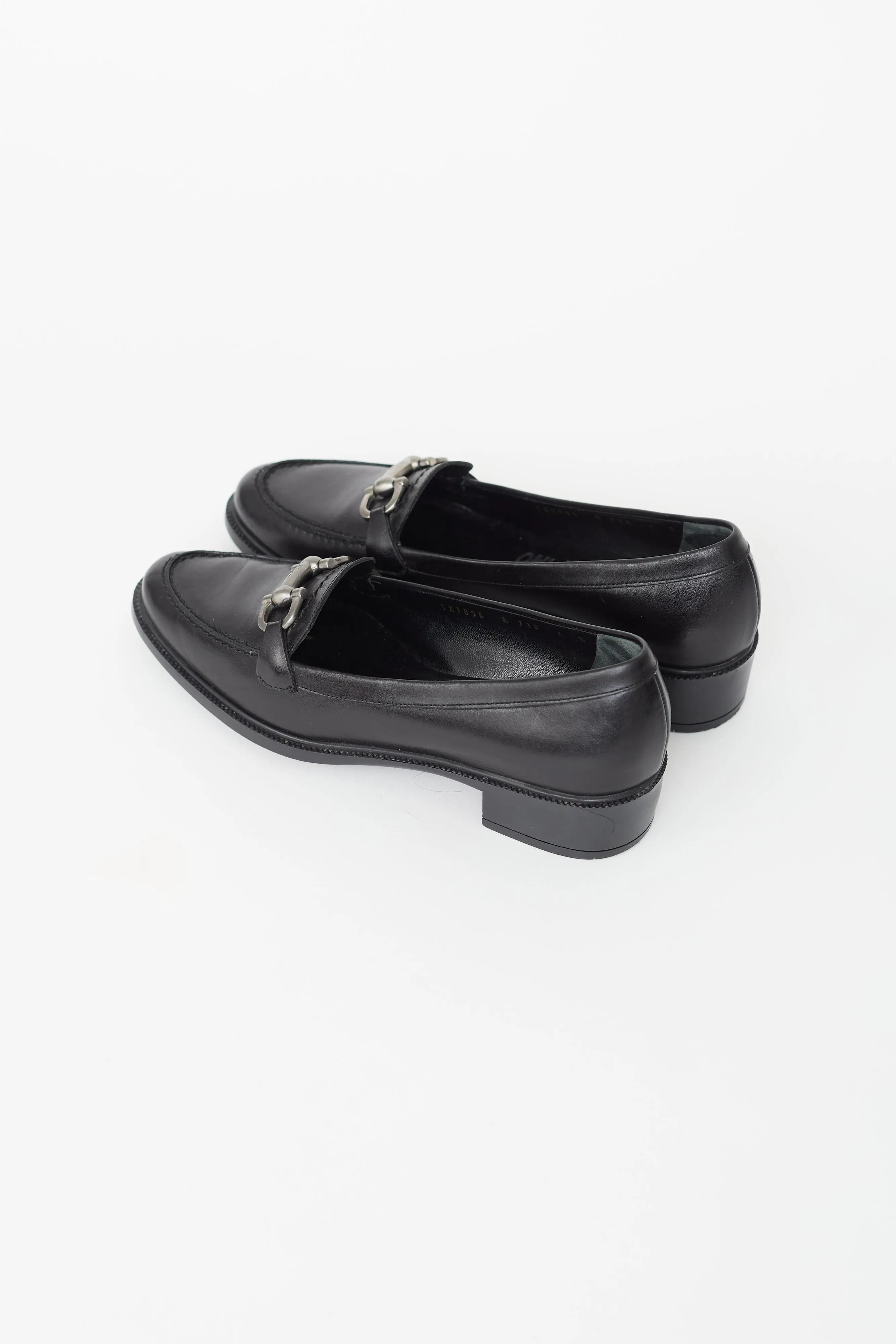 Black Leather Loafer
