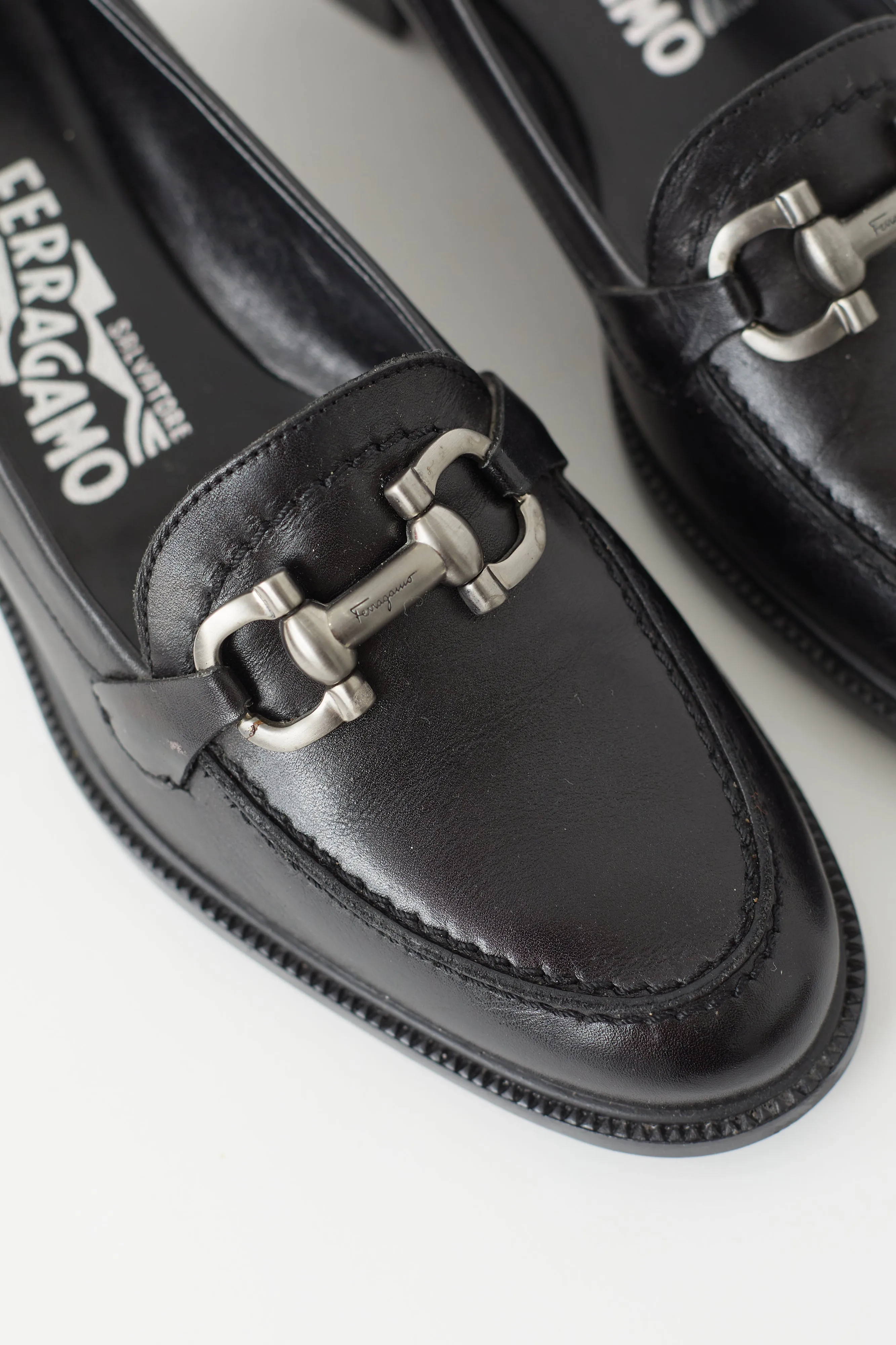 Black Leather Loafer