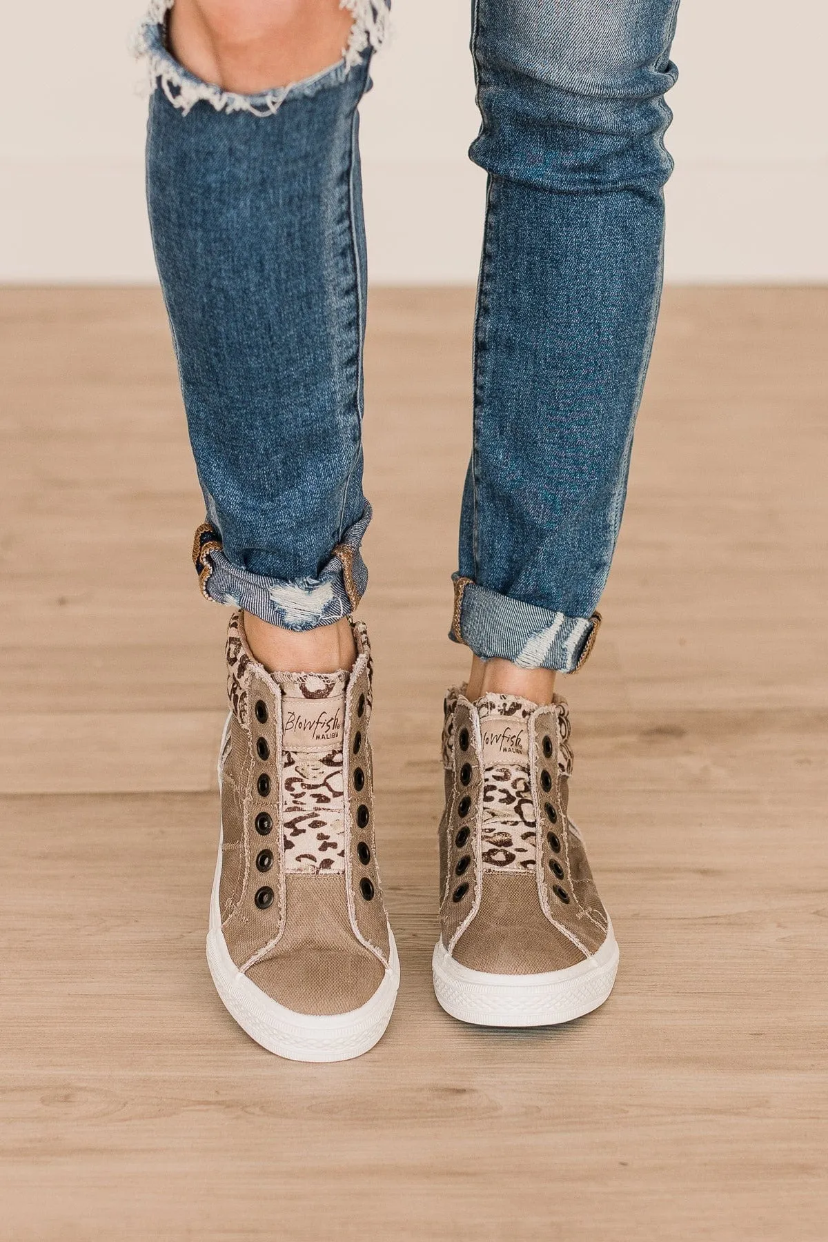 Blowfish Kora Sneakers- Cream Coffee Smoked