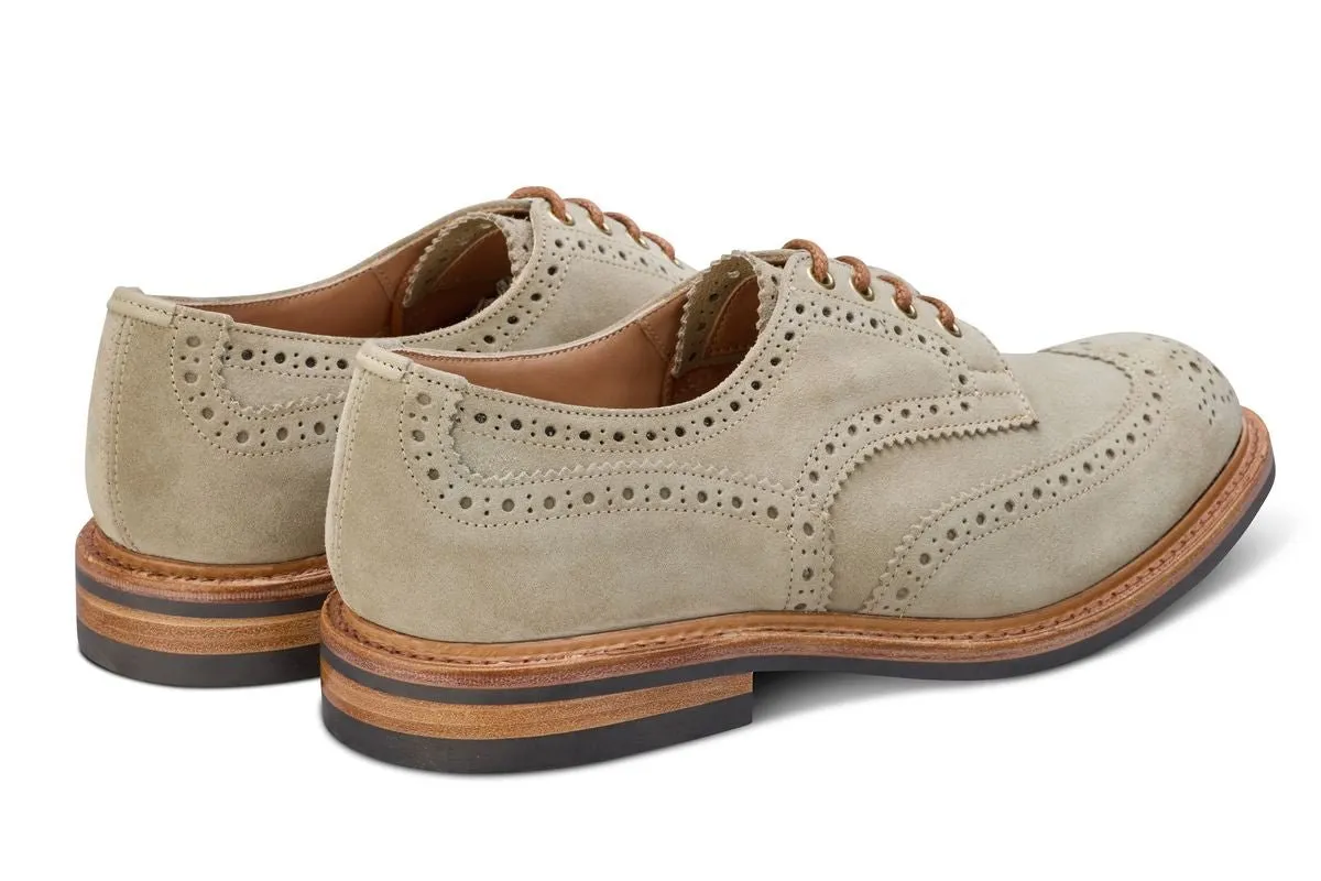 Bourton Country Shoe - Chino Castorino Suede