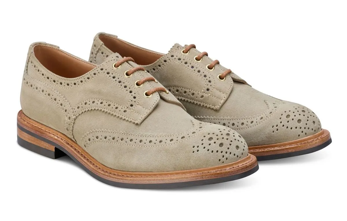Bourton Country Shoe - Chino Castorino Suede