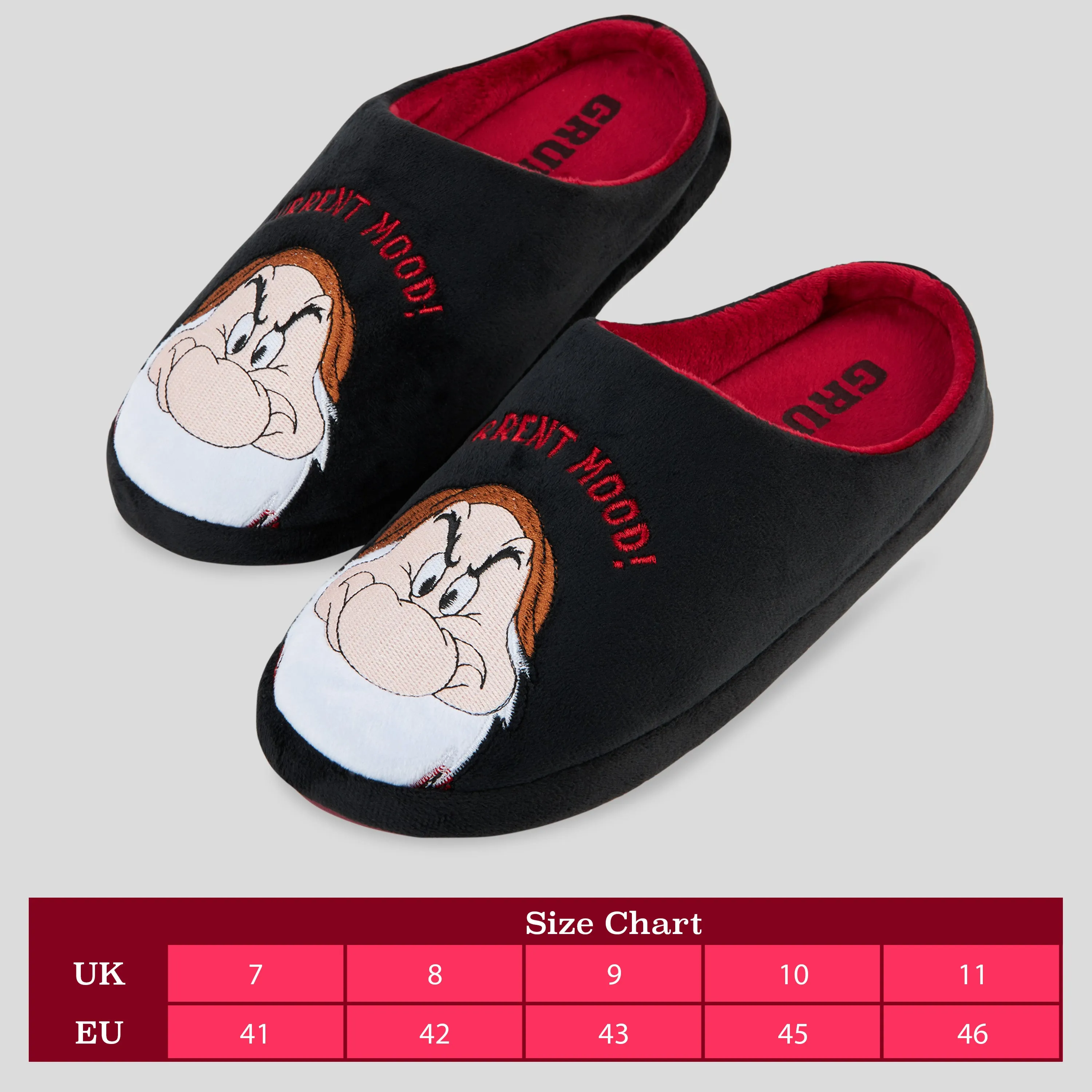 Disney Men's Slippers -Grumpy House Shoes