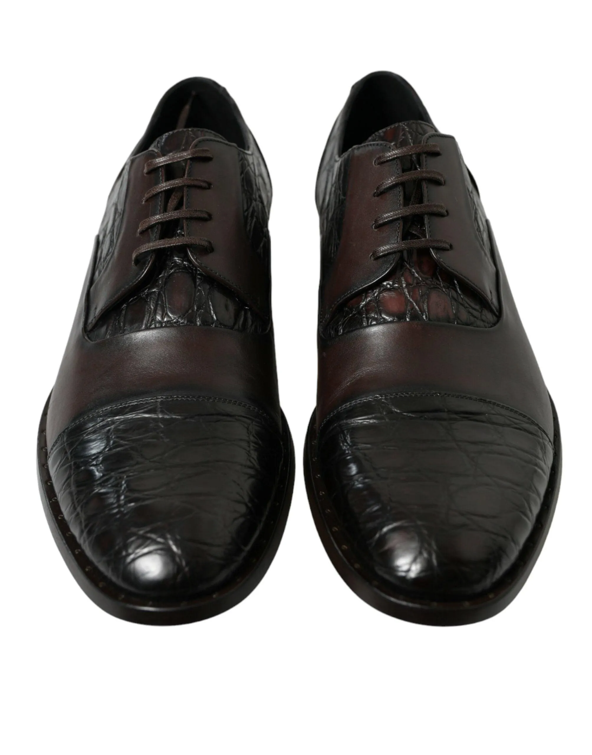 Dolce & Gabbana Elegant Brown Formal Derby Dress Sko