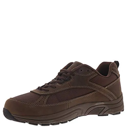 Drew Men's Aaron Comfortable Diabetic Friendly Walking Shoe, 10.5 W US Brown