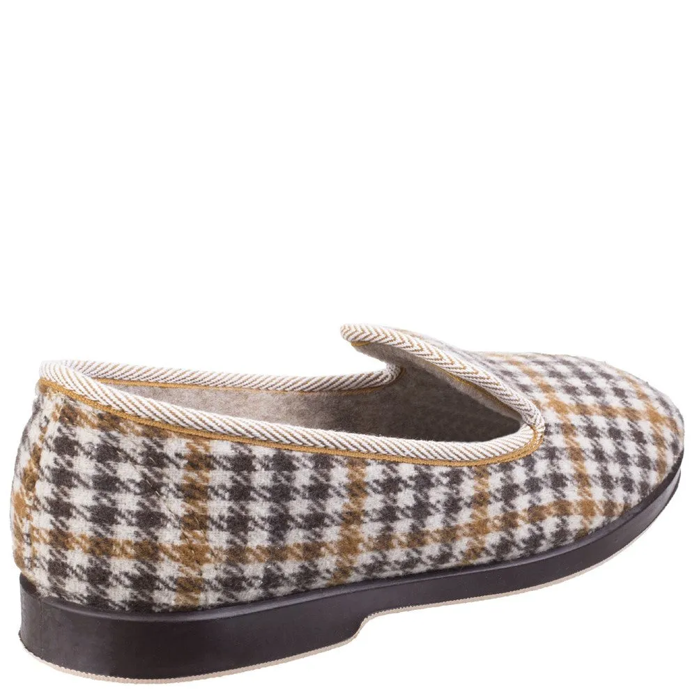 GBS Everett Check Slipper