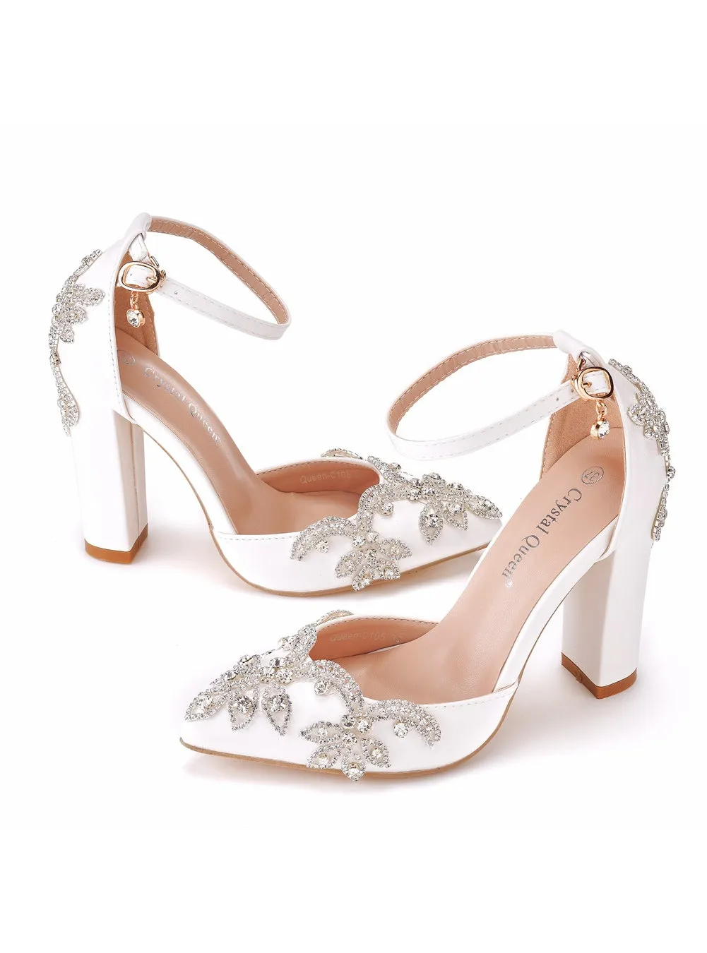 Heel-pointed Shoes Rhinestone Wedding Shoes