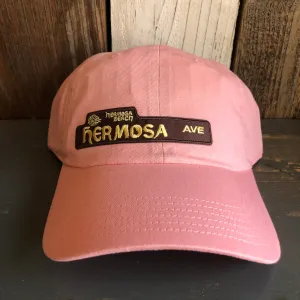 Hermosa Beach HERMOSA AVE 6 Panel Low Profile Dad Hat - Pink