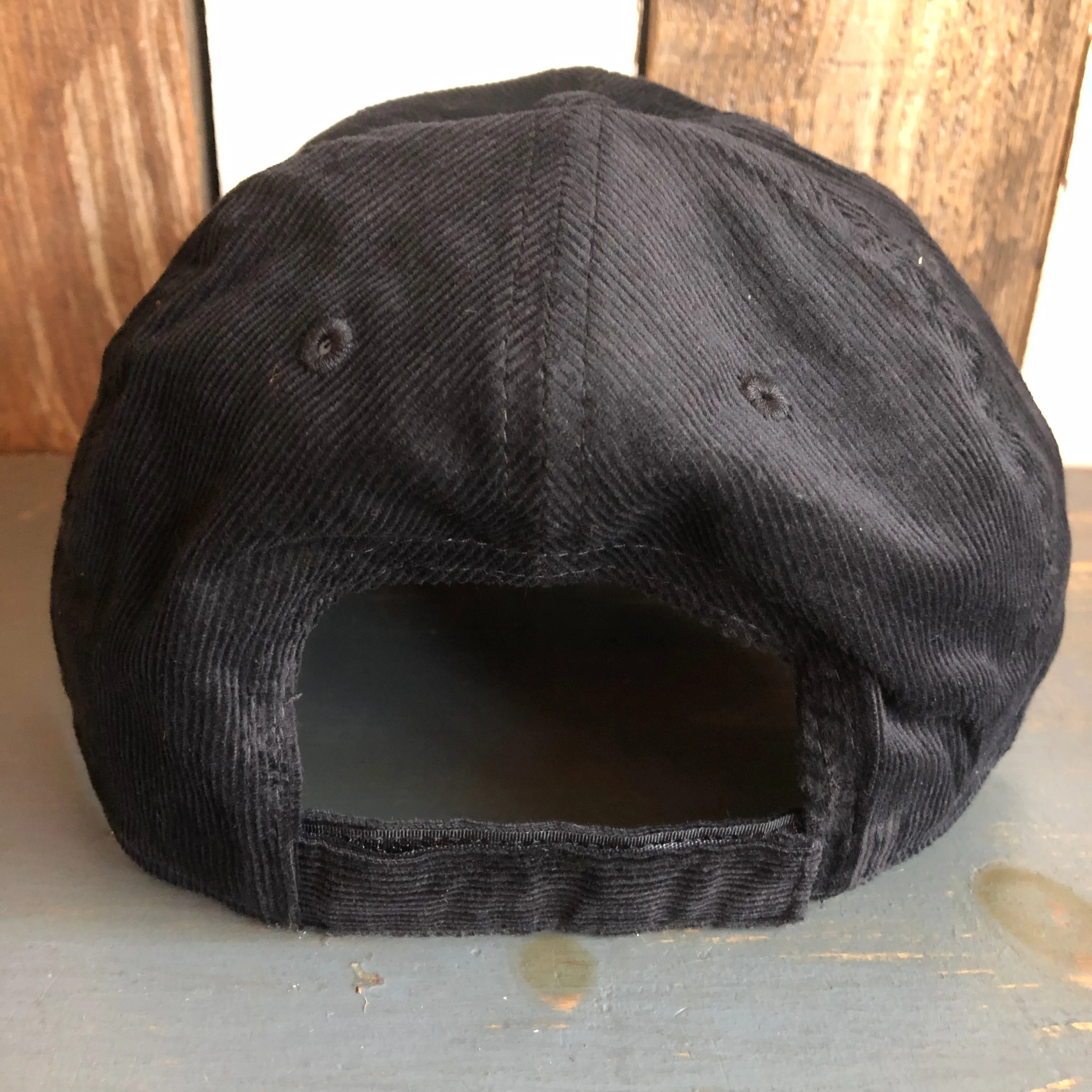 Hermosa Beach MUY HERMOSA MINI Low Profile Corduroy Baseball Cap - Black