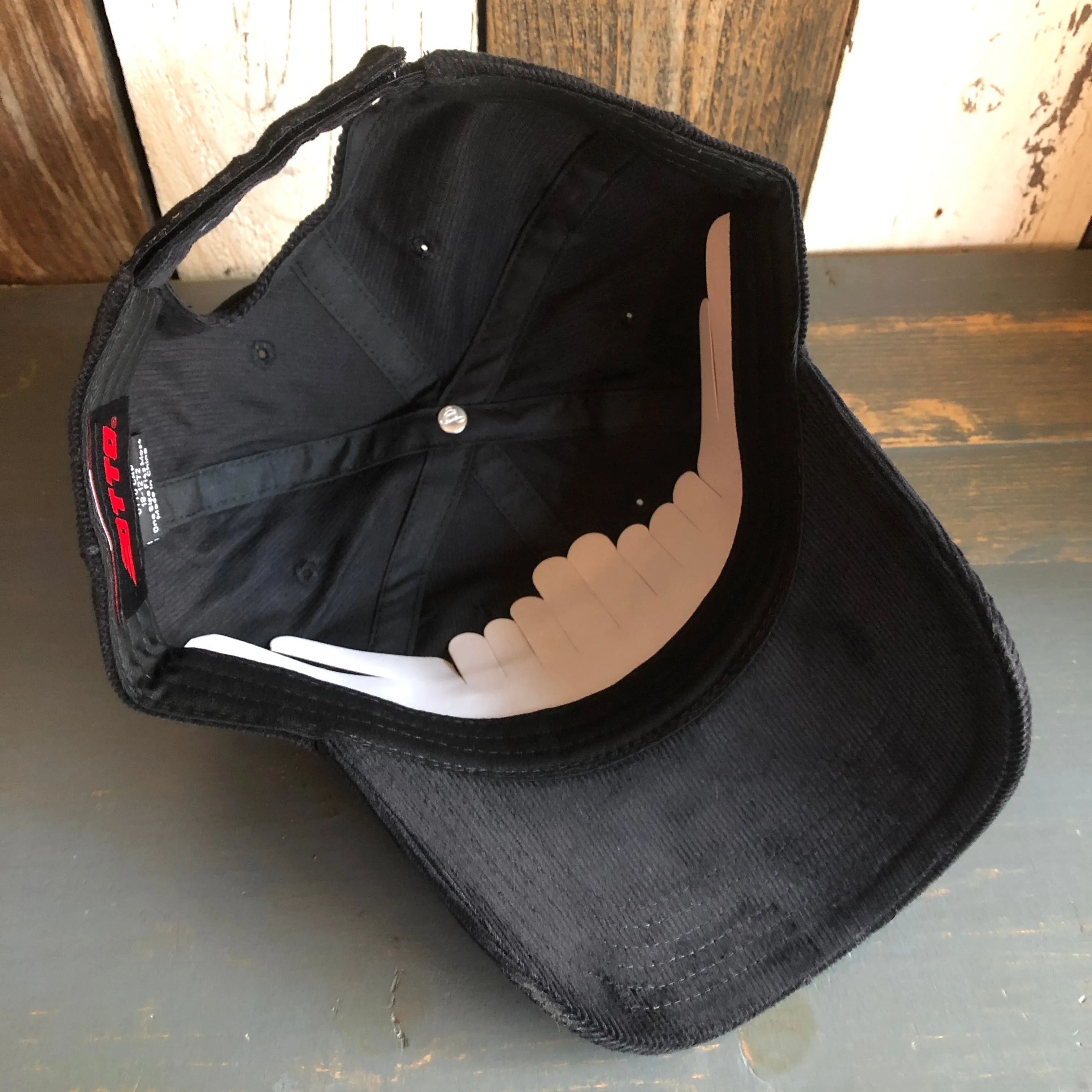 Hermosa Beach MUY HERMOSA MINI Low Profile Corduroy Baseball Cap - Black