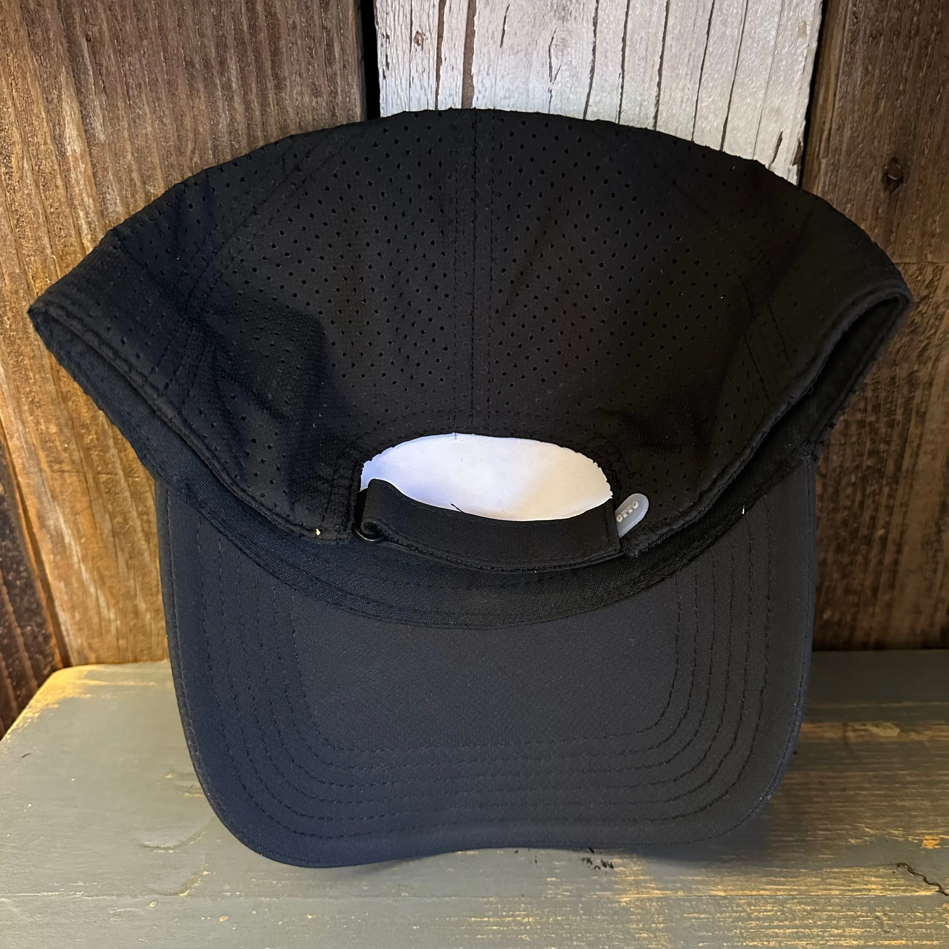 Hermosa Beach RETRO SUNSET - 6 Panel Low Profile Baseball Cap - Black