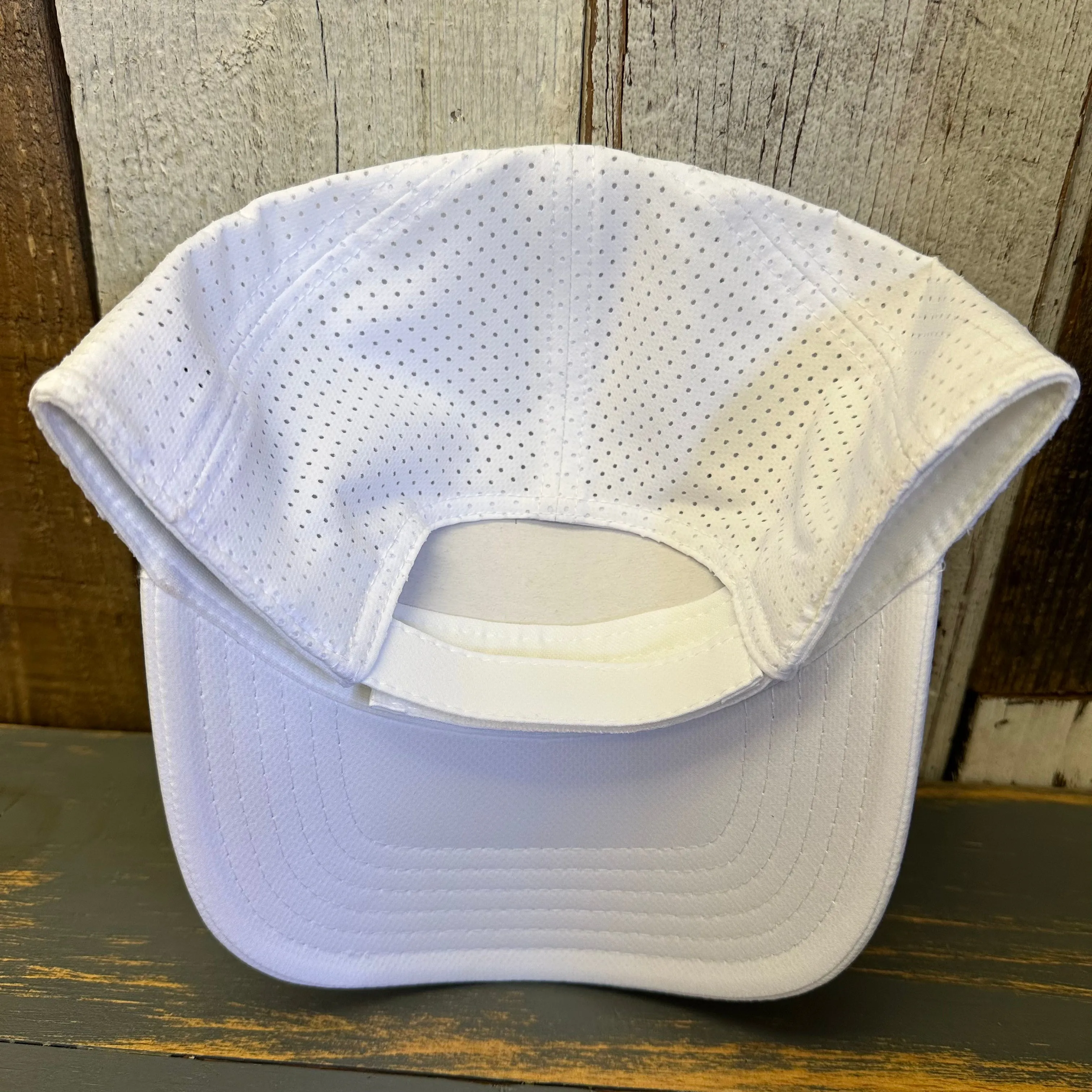 Hermosa Beach SHOREFRONT - 6 Panel Low Profile Baseball Cap - White