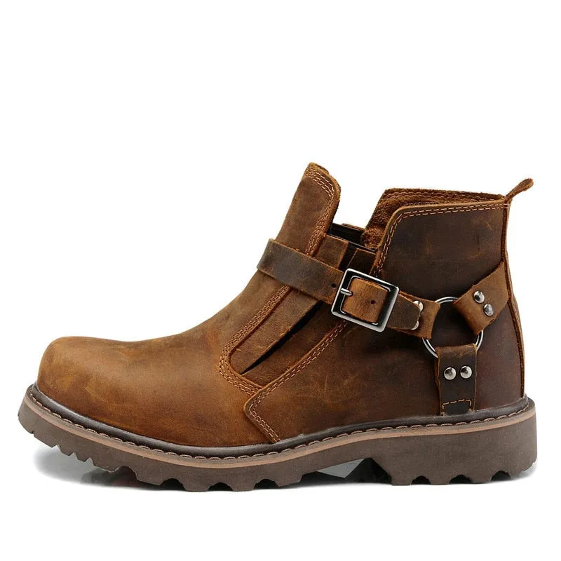 Hiking Shoes Men/Women's Waterproof Hunting Boots - Leather Work Boots
