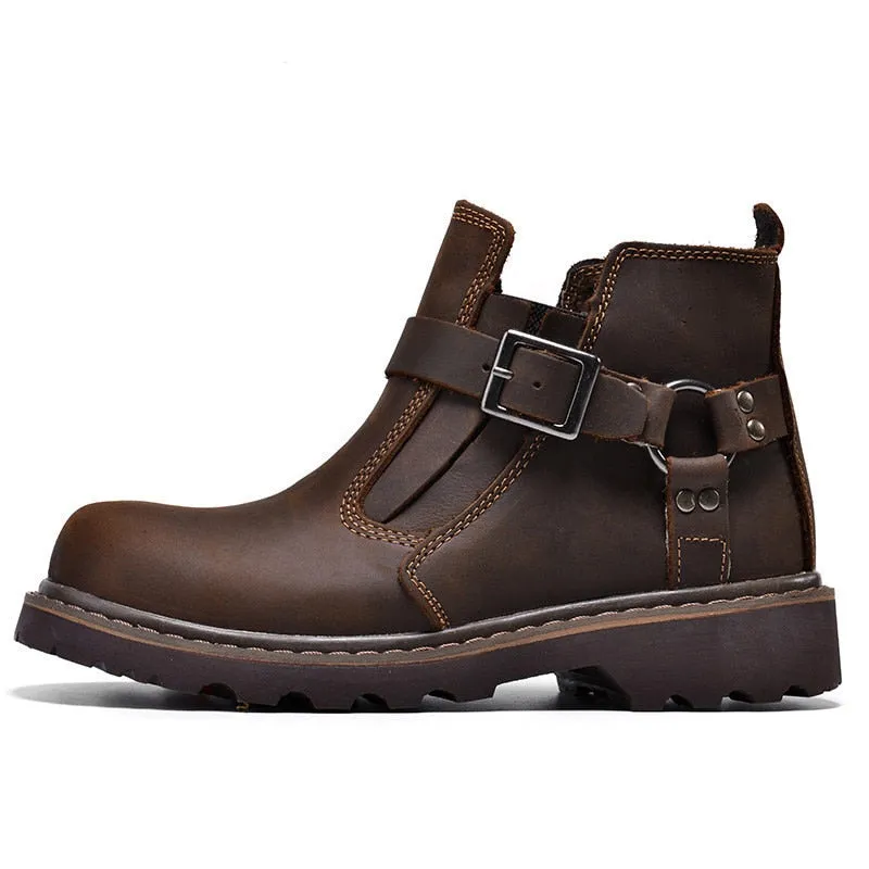 Hiking Shoes Men/Women's Waterproof Hunting Boots - Leather Work Boots