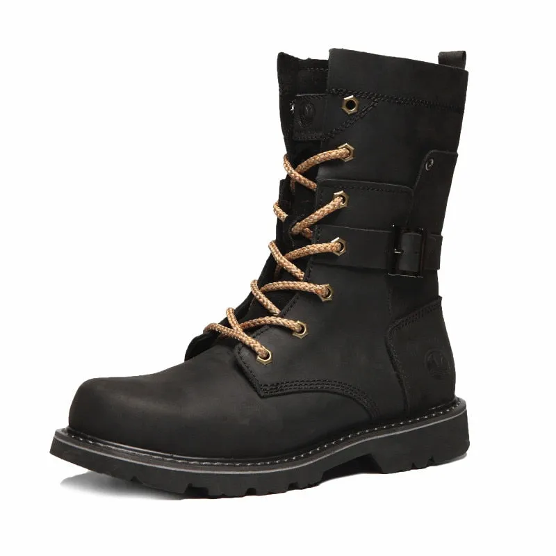 Hiking Shoes Men/Women's Waterproof Hunting Boots - Leather Work Boots
