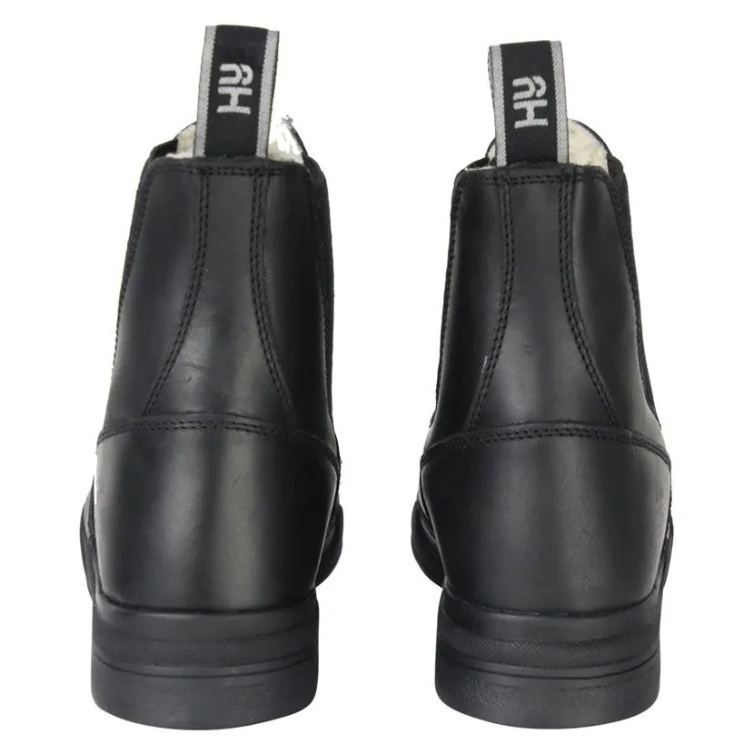 Hy Equestrian Fleece Lined Wax Leather Jodhpur Boot