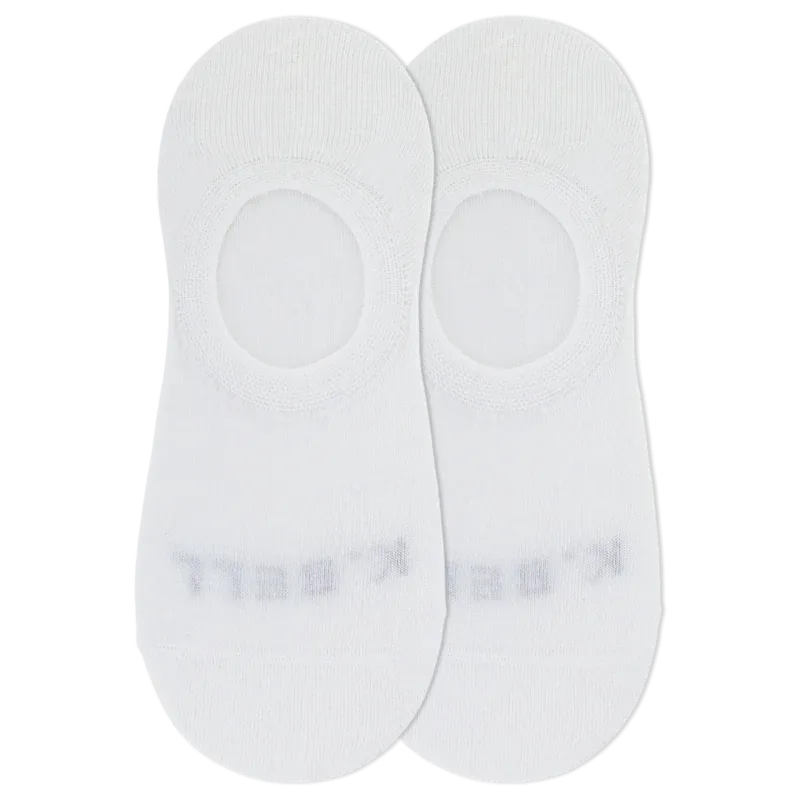 KBell Extreme "No Show" Socks- 2 Pack-White, Tan, or Black