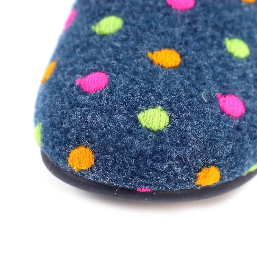 Lunar Women's KLA220 Studio Full Slippers Navy Blue