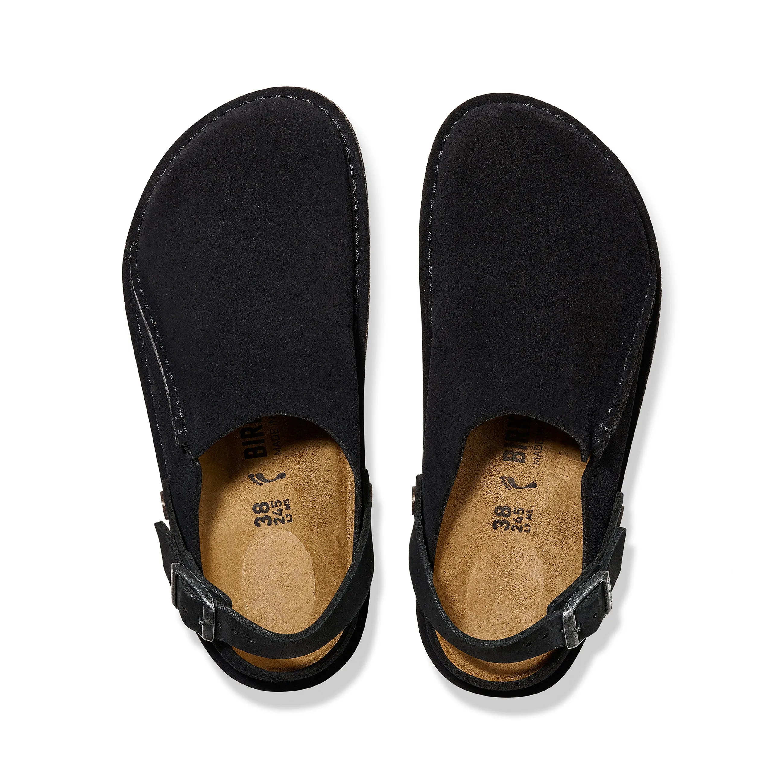 Lutry Black Suede Leather