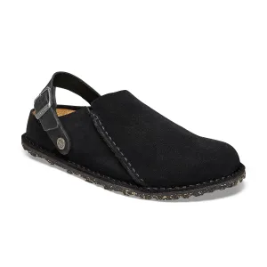 Lutry Black Suede Leather