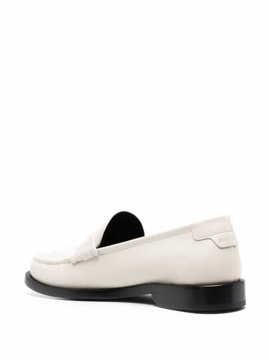 MONOGRAM PLAQUE LOAFERS