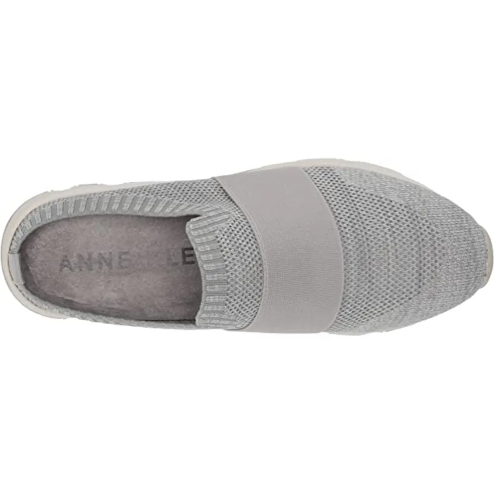 On the Go Gray Fabric Anne Klein Sneakers