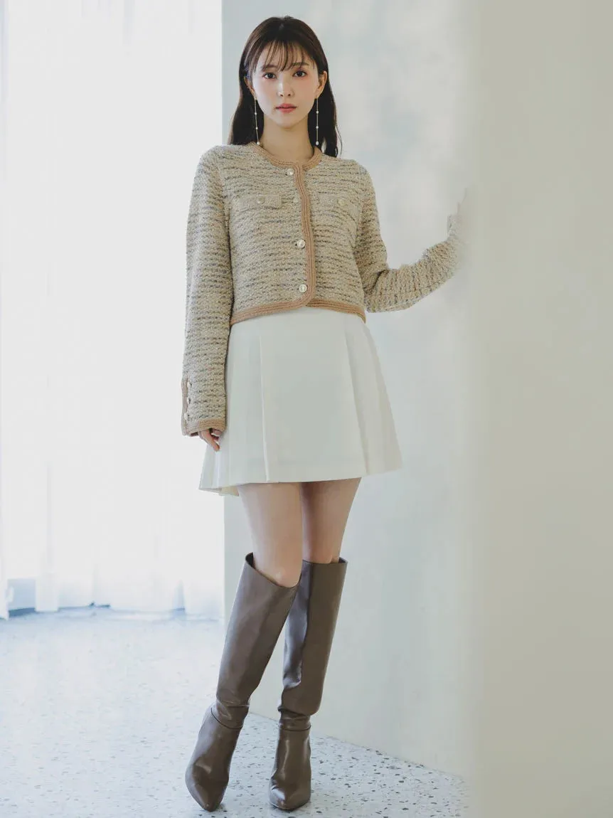 Pleated Mini Skort