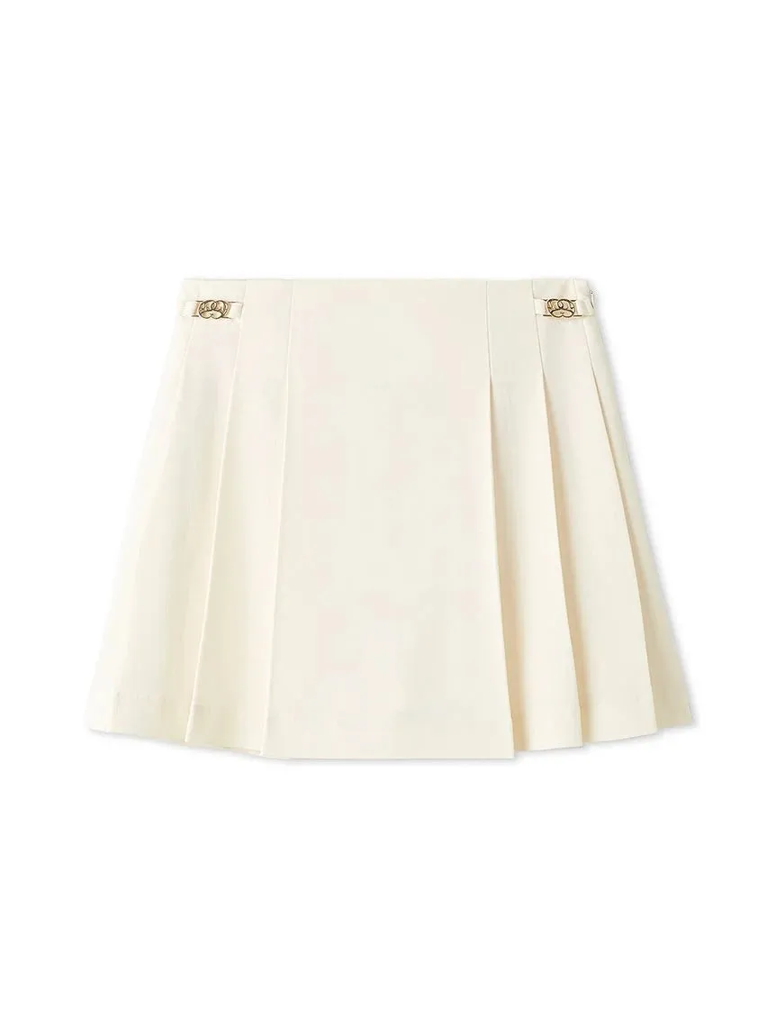 Pleated Mini Skort