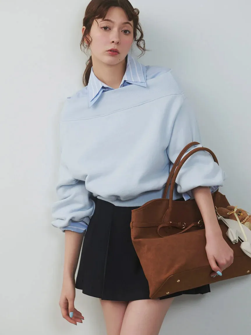Pleated Mini Skort