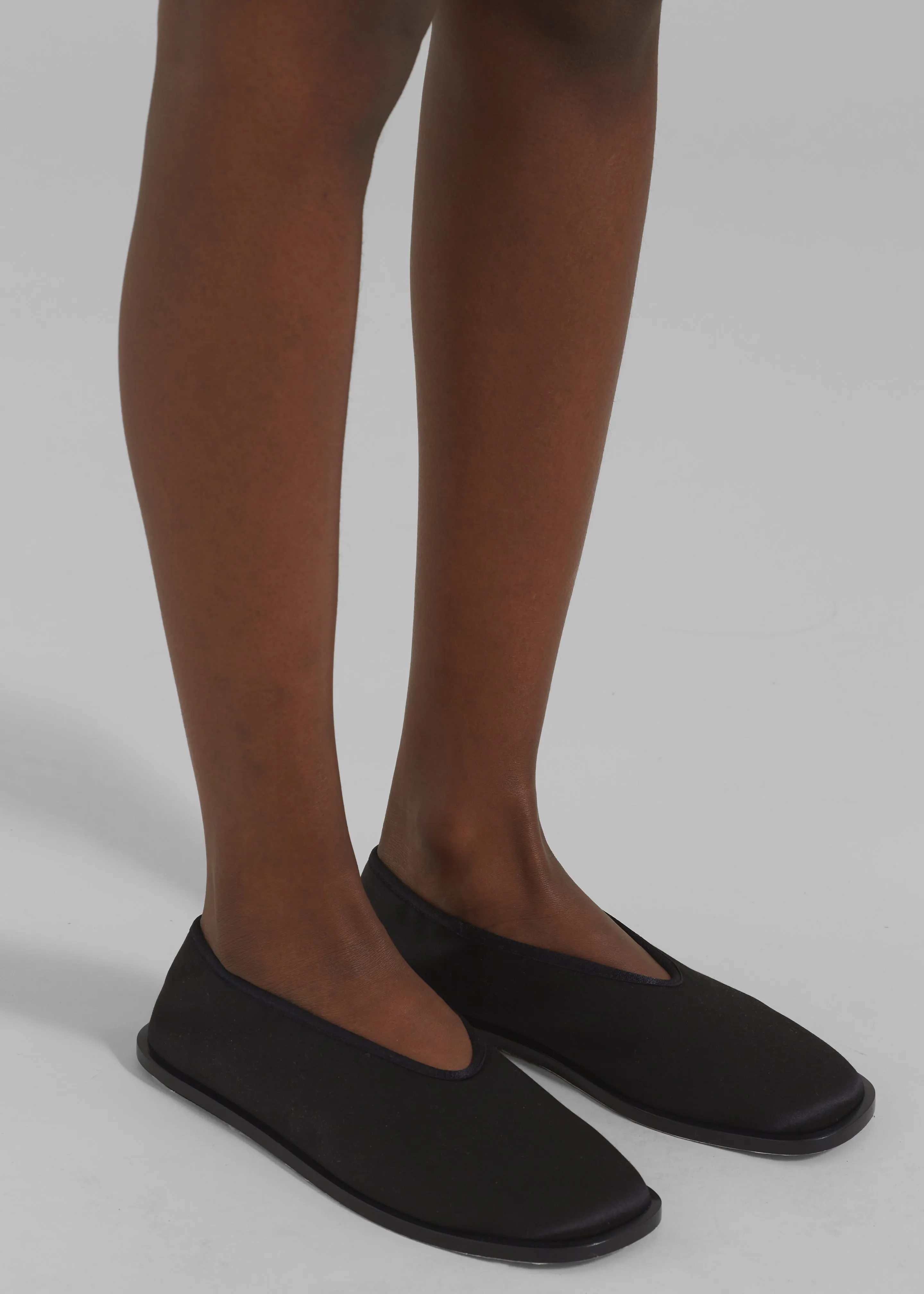 Proenza Schouler Soft Square Slippers - Black