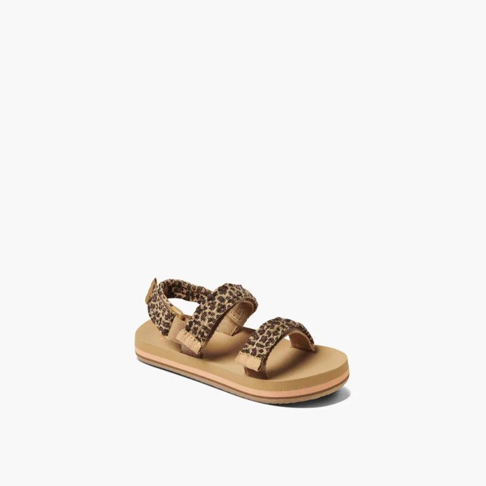 REEF Little Ahi Convertible Sandals Girls Leopard