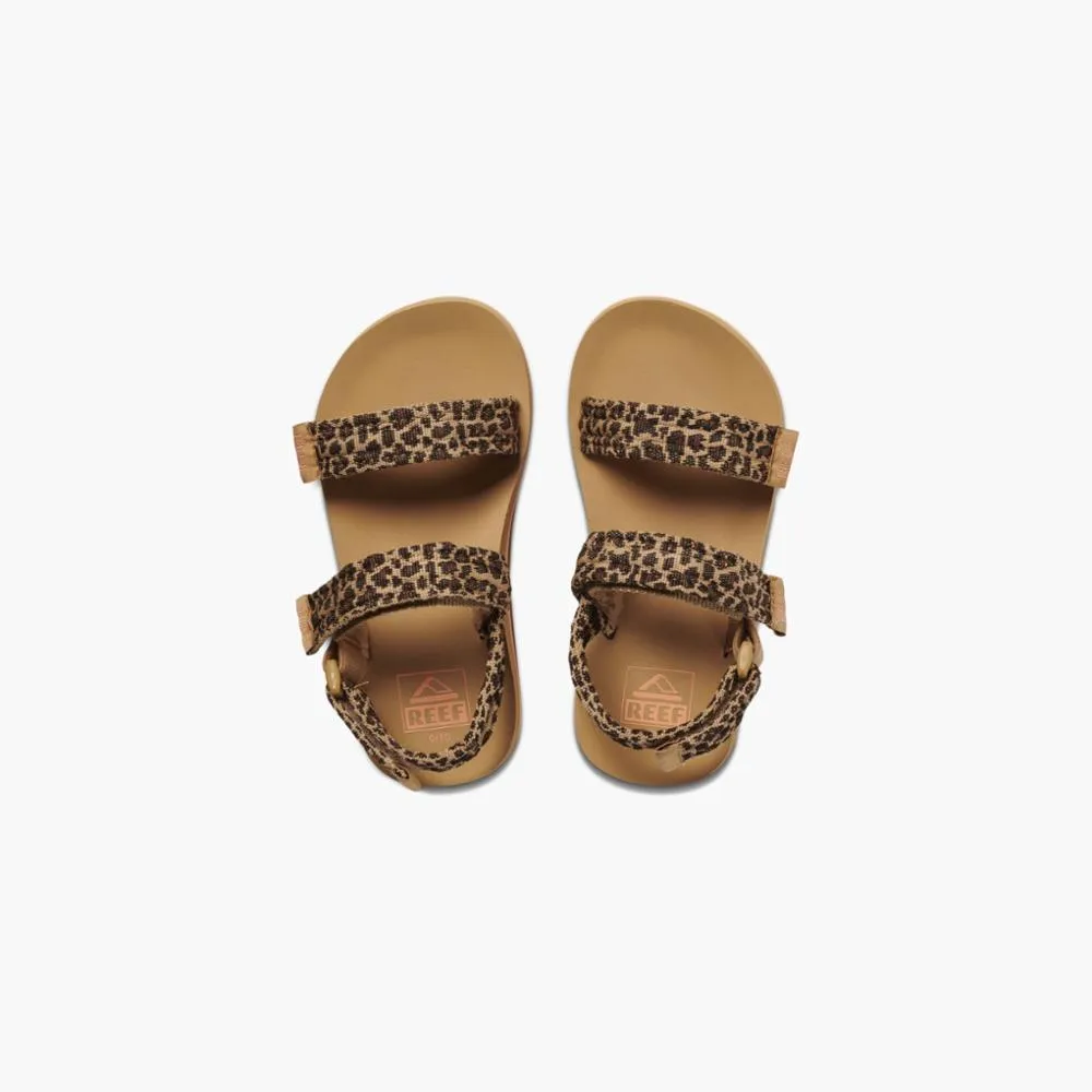 REEF Little Ahi Convertible Sandals Girls Leopard
