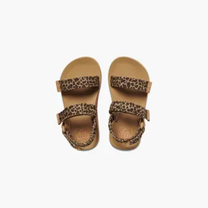 REEF Little Ahi Convertible Sandals Girls Leopard