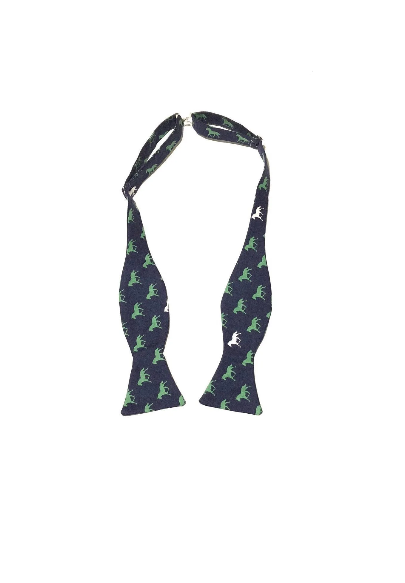 Self Tie Horses Bow Tie with Pocket Square