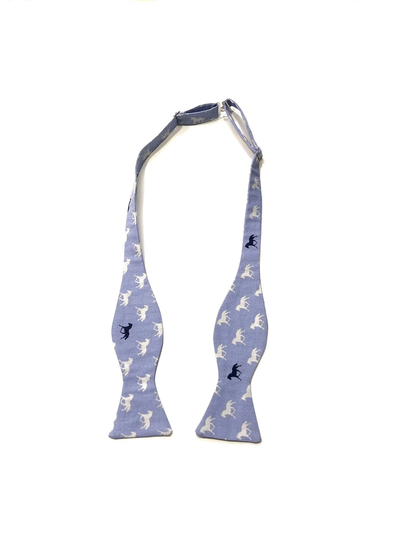Self Tie Horses Bow Tie with Pocket Square