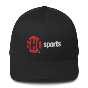 SHOWTIME Sports SHO Sports Red Bug Outline Logo Embroidered Hat