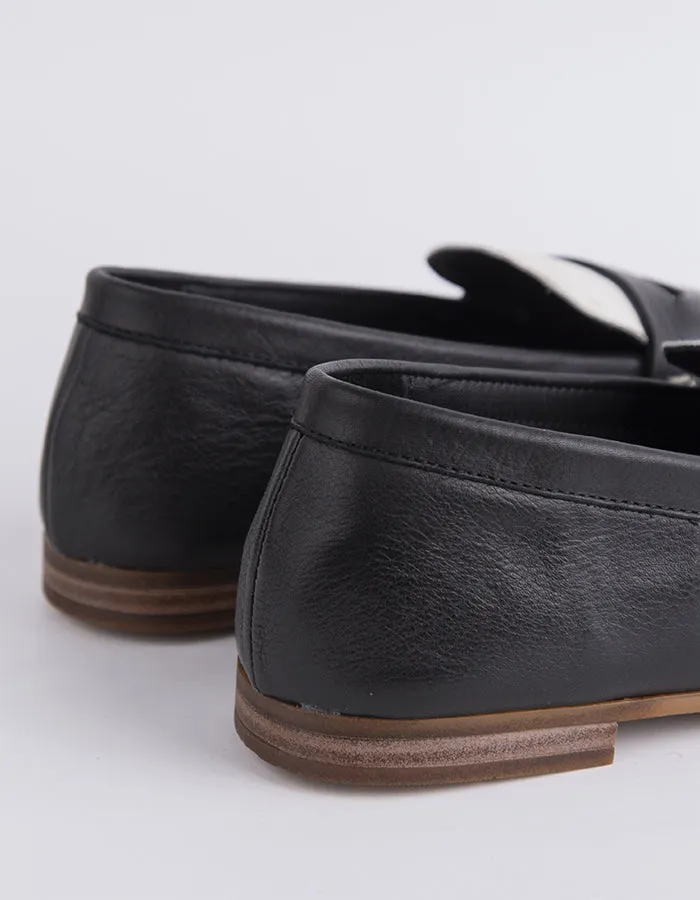 Skye Black Ice Leather
