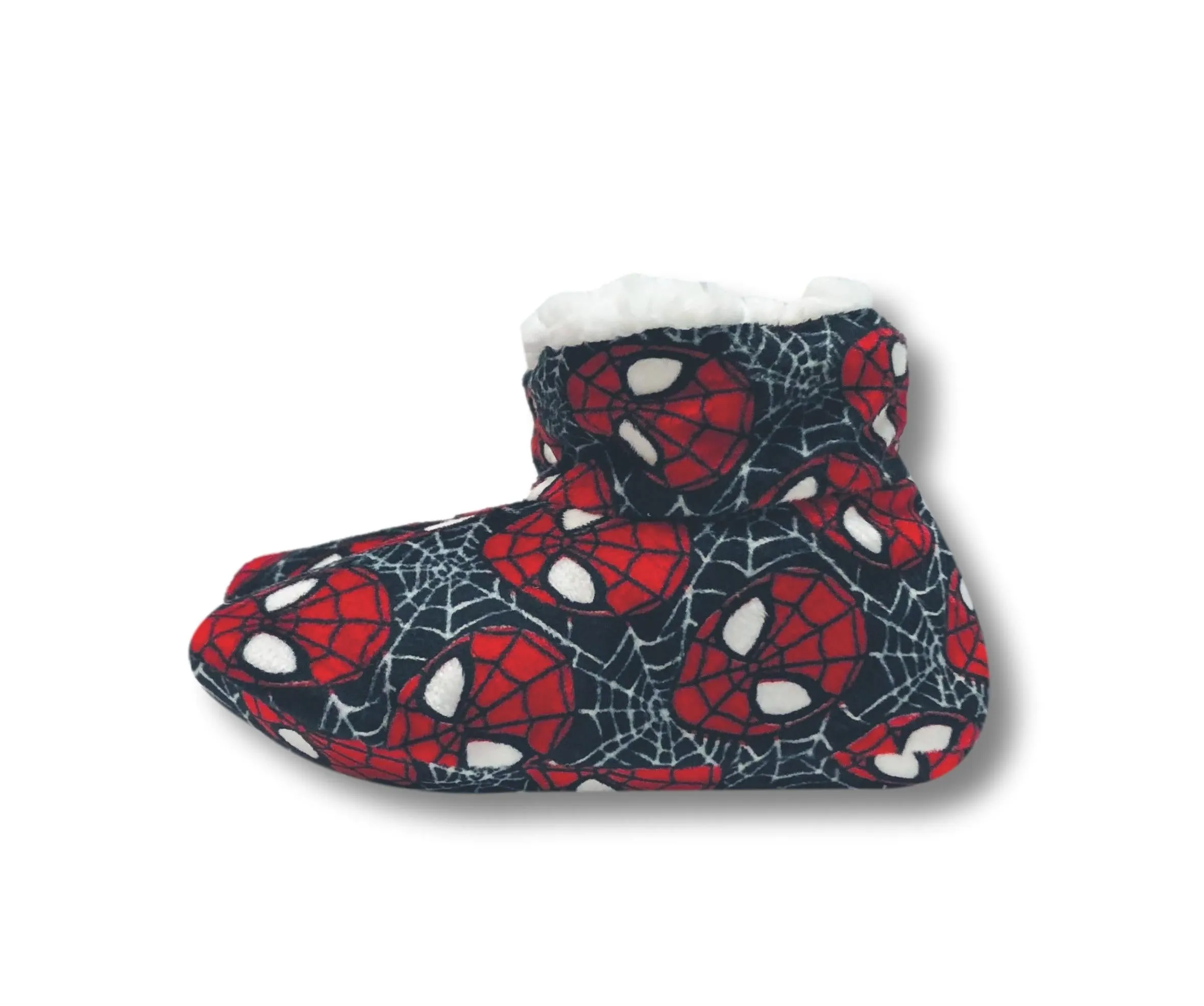 Spider-Man Toddler Slippers Boys Fuzzy Slipper Booties for Kids